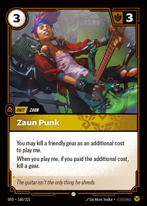 Zaun Punk — Riftbound card