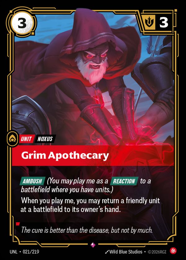 Grim Apothecary — Riftbound card