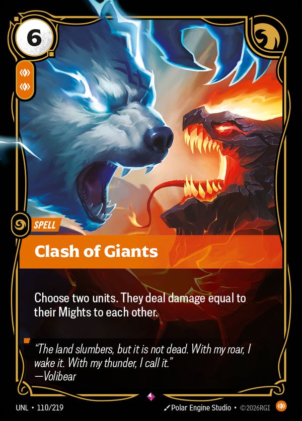 Clash of Giants — Riftbound card