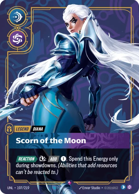 Diana, Scorn of the Moon, UNL-197/219