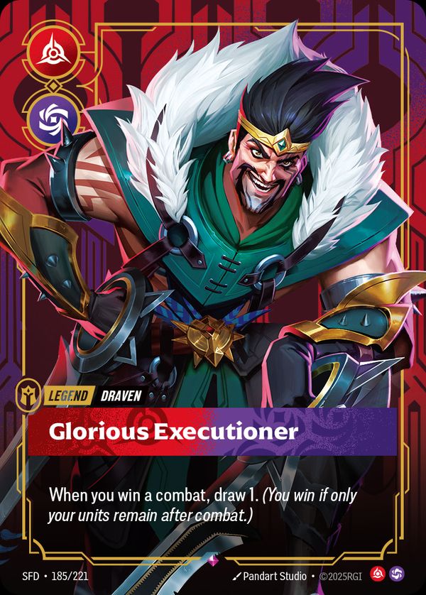 Draven, Glorious Executioner — Riftbound card