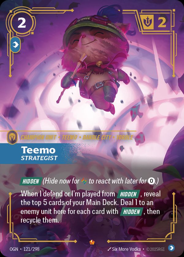 Teemo, Strategist — Riftbound card