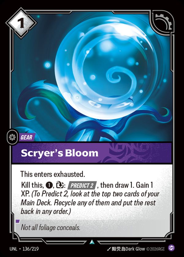 Scryer's Bloom — Riftbound card