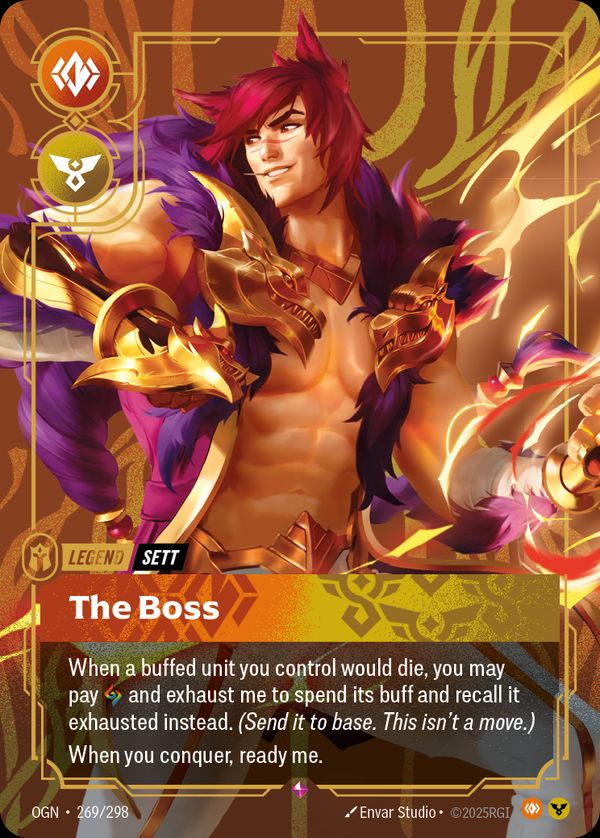 Sett, The Boss — Riftbound card