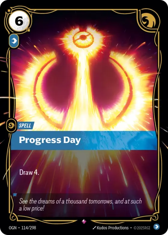 Progress Day OGN-114 Standard printing