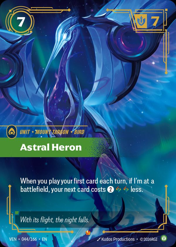 Astral Heron — Riftbound card