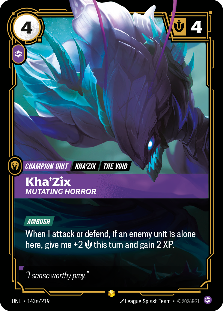 Kha'Zix, Mutating Horror