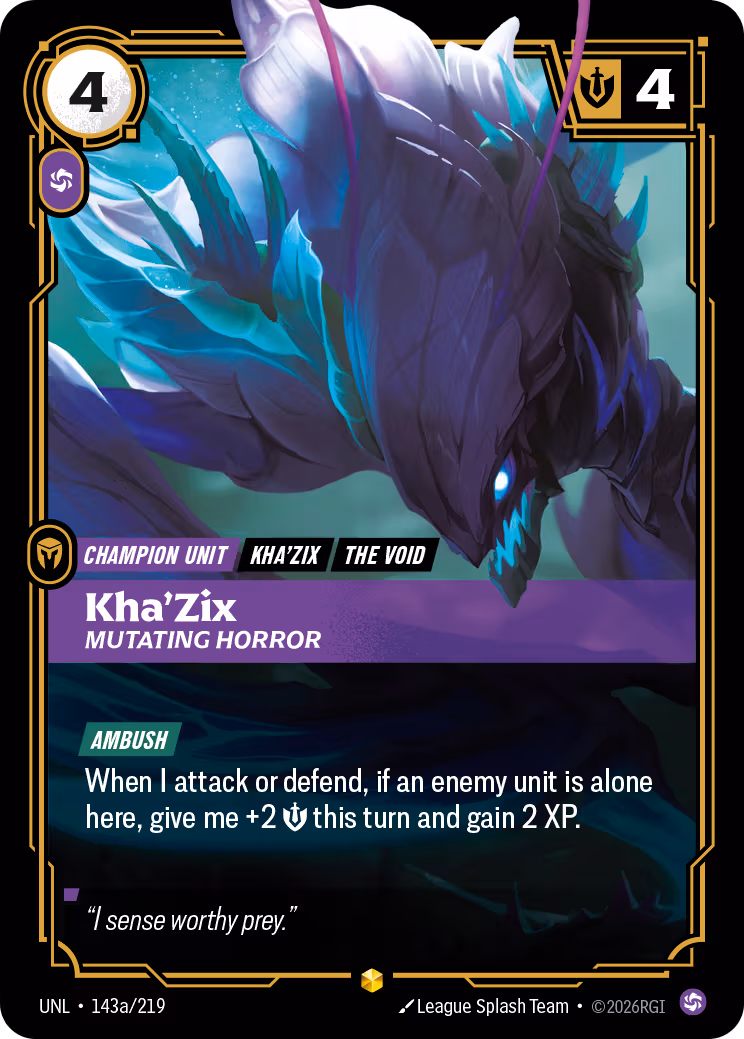 Kha'Zix, Mutating Horror