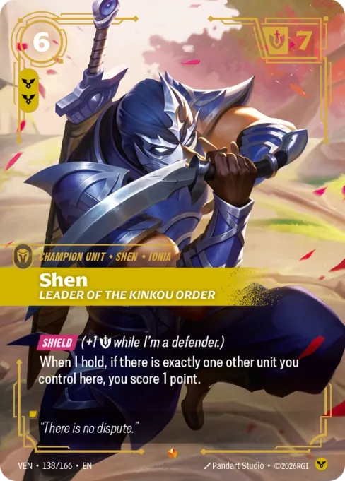 Shen, Leader of the Kinkou Order, VEN-138/166