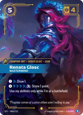 Renata Glasc, Mastermind · Alternate art · SFD-088a/221
