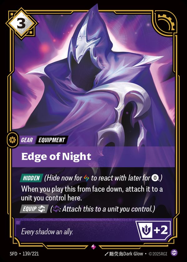 Edge of Night — Riftbound card