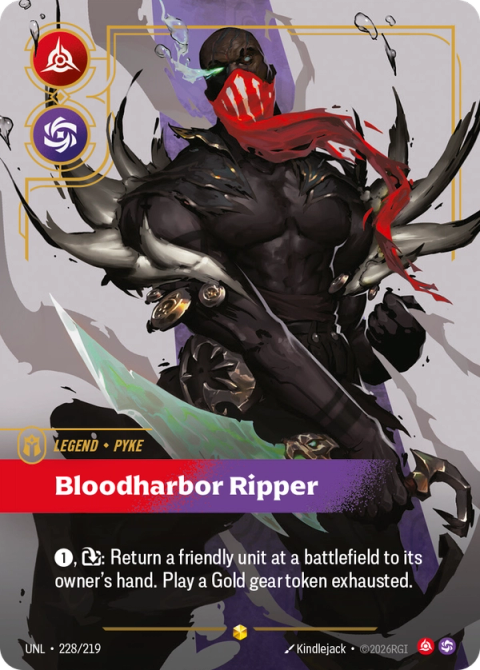 Pyke - Bloodharbor Ripper (Overnumbered) — Unleashed #228, art by Kindlejack
