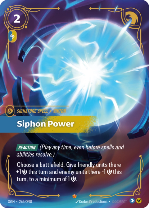 Siphon Power — Origins #266, art by Kudos Productions