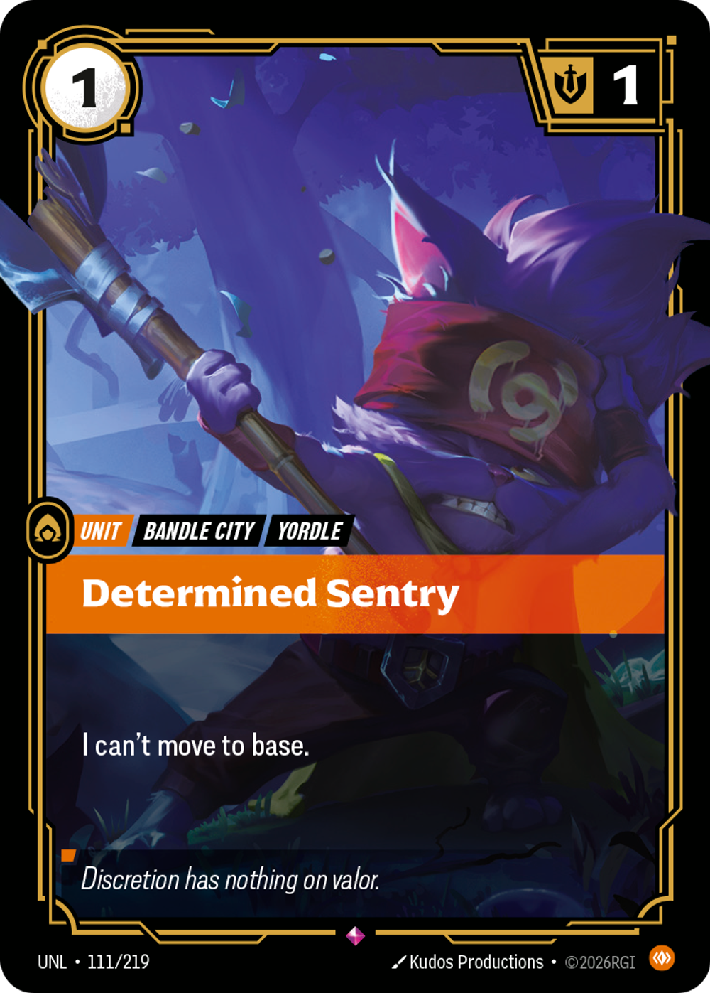 Determined Sentry