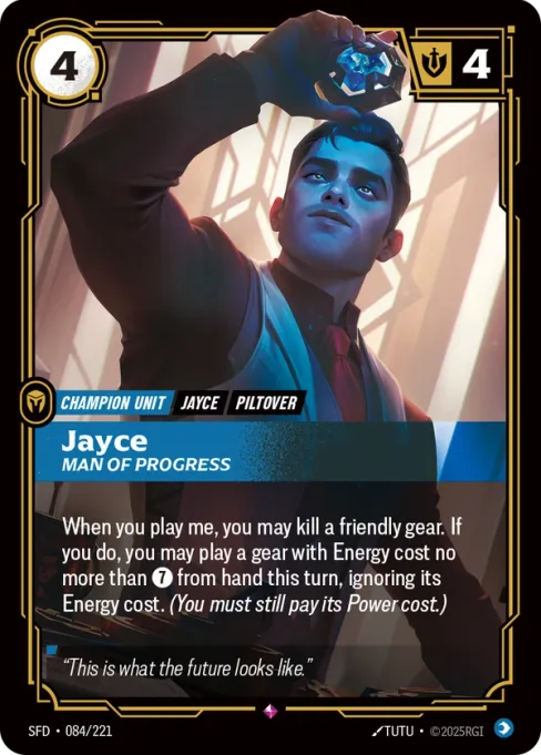 Jayce, Man of Progress, SFD-084/221