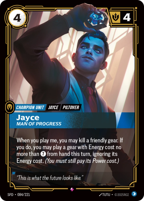 Jayce - Man of Progress — Spiritforged #084, art by TUTU