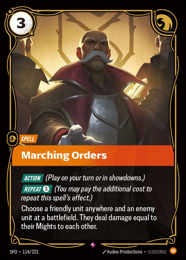Marching Orders — Riftbound card