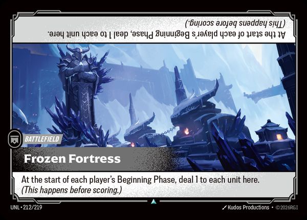 Frozen Fortress — Riftbound card