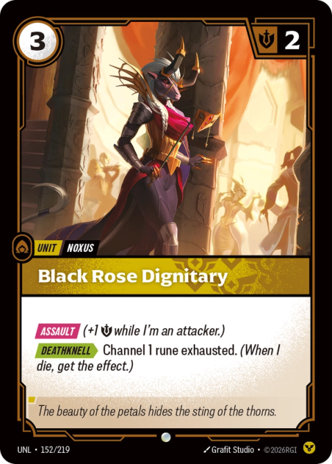 Black Rose Dignitary — Unleashed #152, art by Grafit Studio