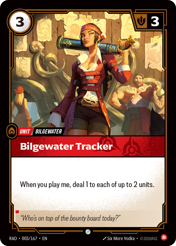 Bilgewater Tracker — Riftbound card RAD 003