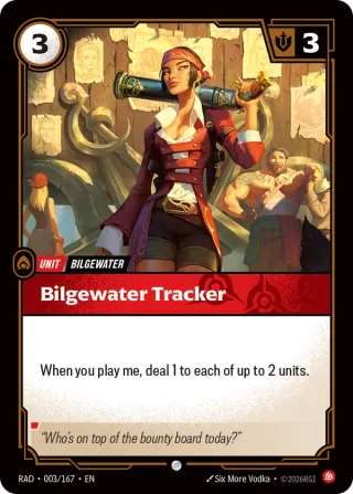 Bilgewater Tracker — Riftbound card RAD 003