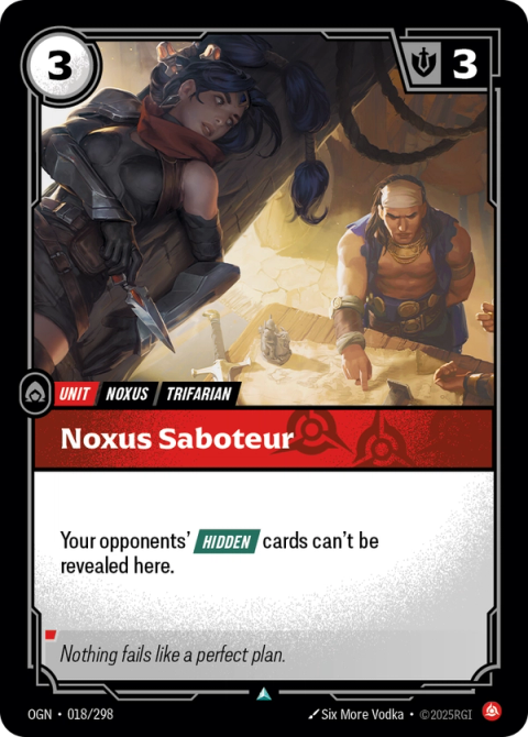 Noxus Saboteur — Origins #018, art by Six More Vodka