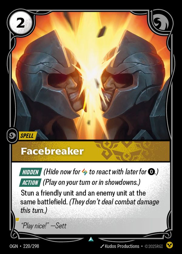 Facebreaker — Riftbound card