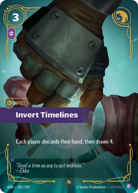 Invert Timelines — Origins #201, art by Kudos Productions