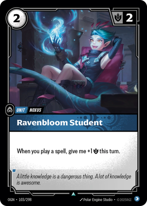 Ravenbloom Student — Origins #103, art by Polar Engine Studio