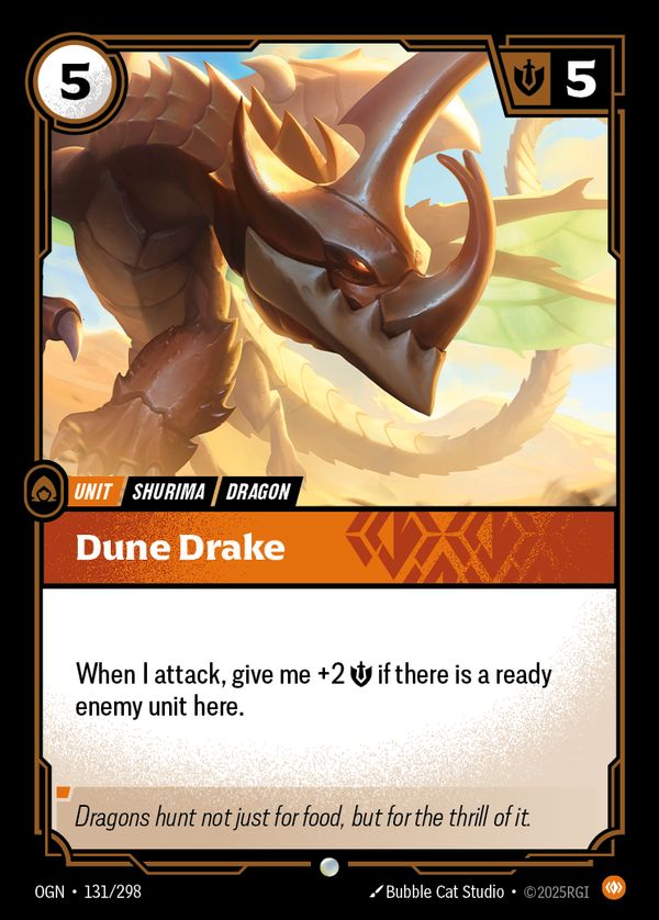 Dune Drake — Riftbound card