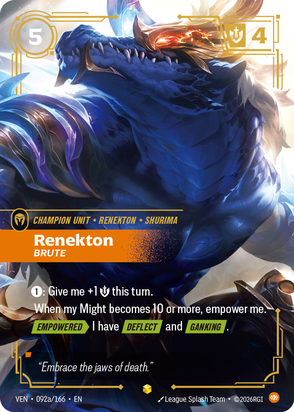 Renekton, Brute