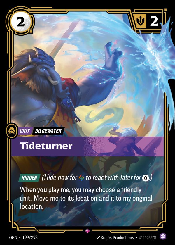 Tideturner — Riftbound card