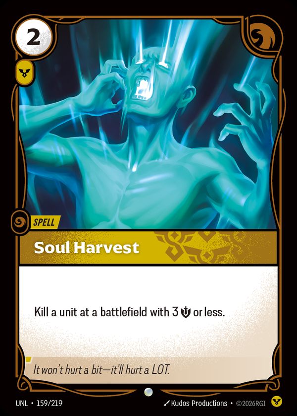 Soul Harvest — Riftbound card