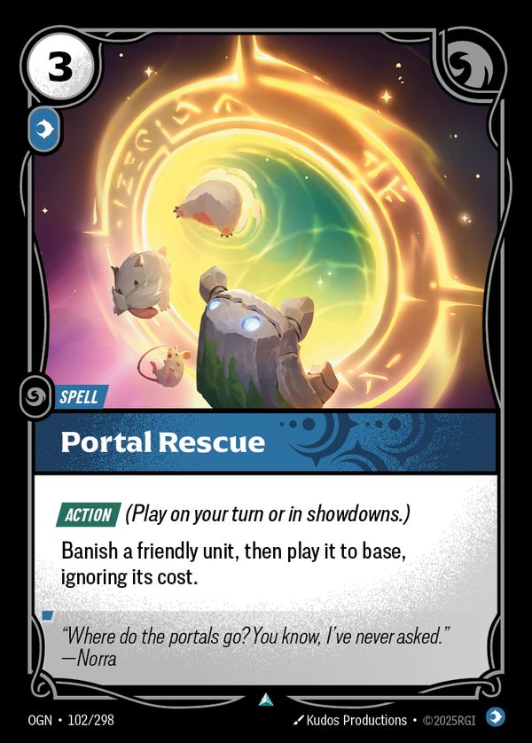 Portal Rescue — Riftbound card