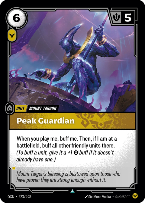 Peak Guardian — Origins #223, art by Six More Vodka