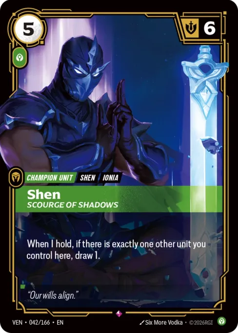 Shen, Scourge of Shadows, VEN-042/166