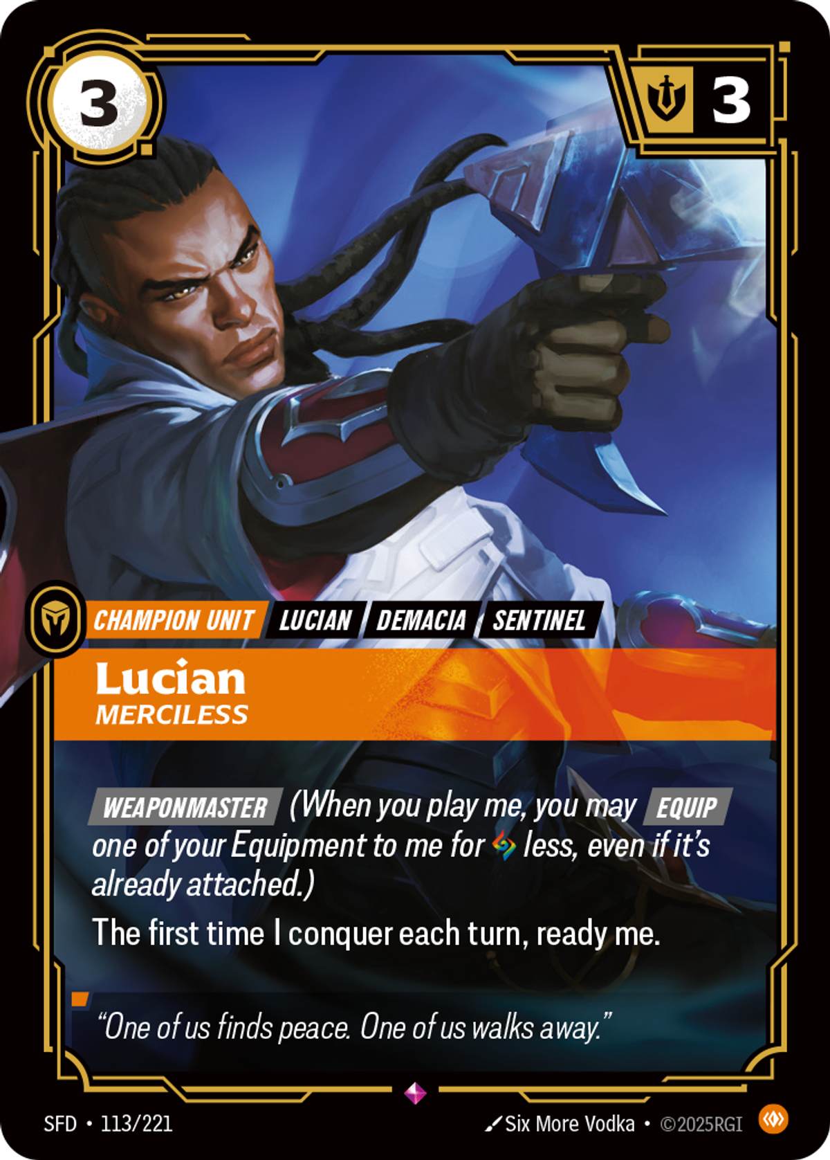 Lucian, Merciless