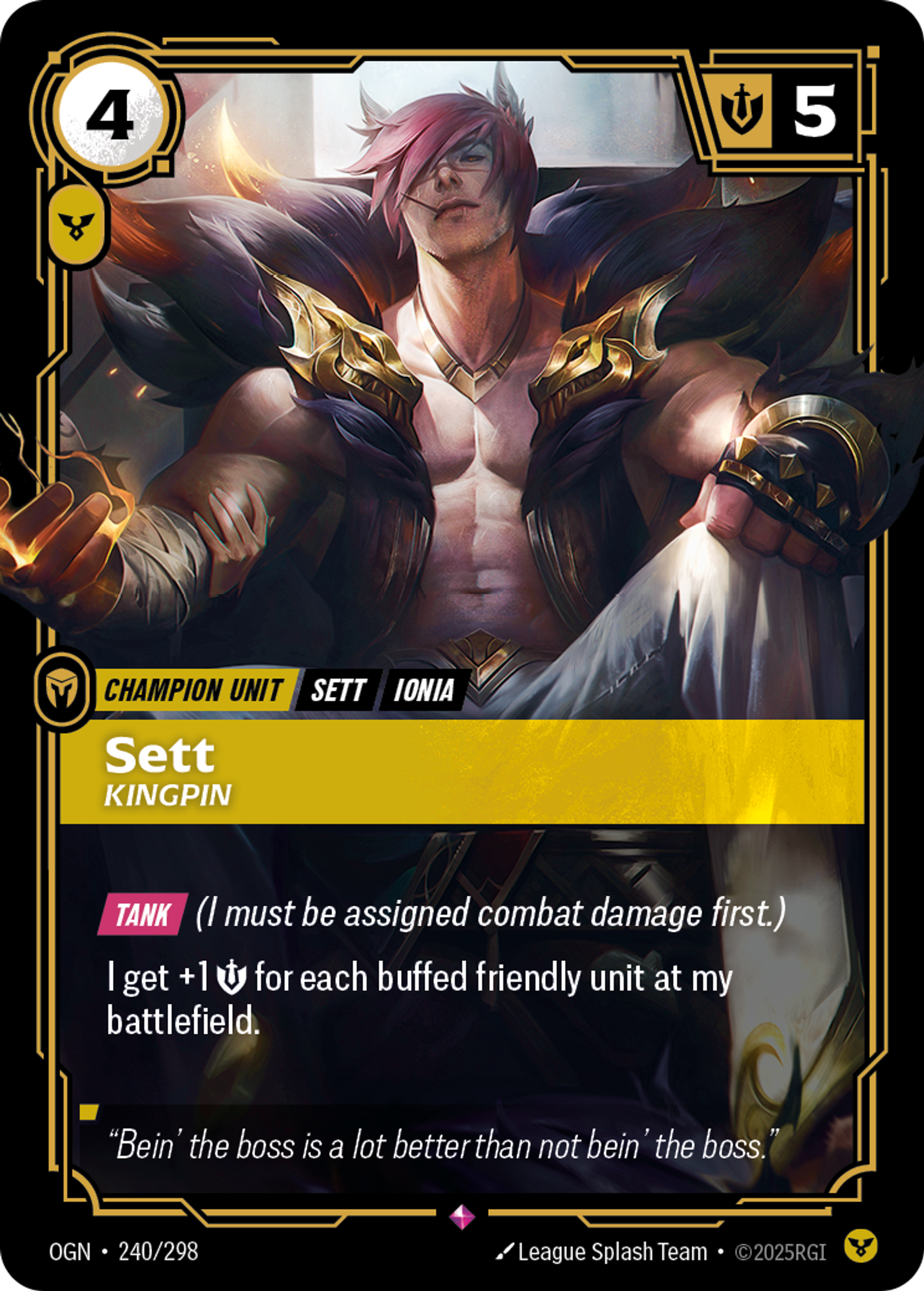 Sett, Kingpin