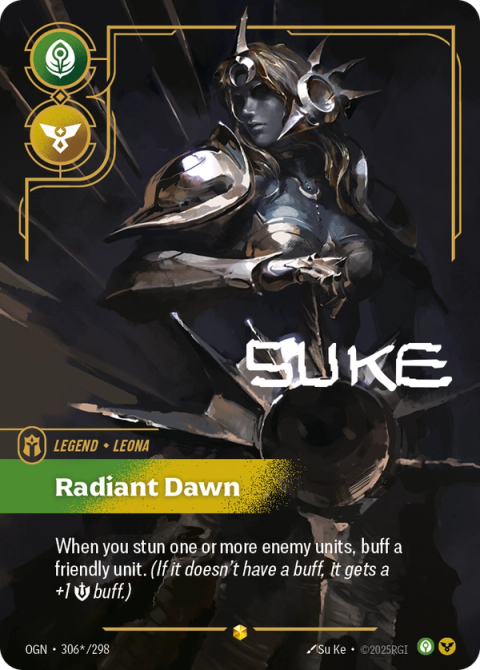 Leona - Radiant Dawn (Signature) — Origins #306s, art by Su Ke