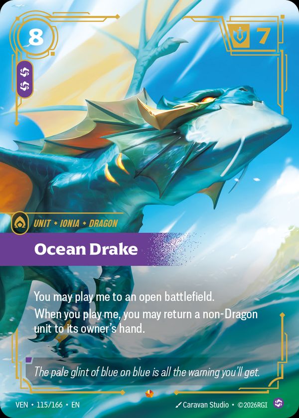 Ocean Drake — Riftbound card