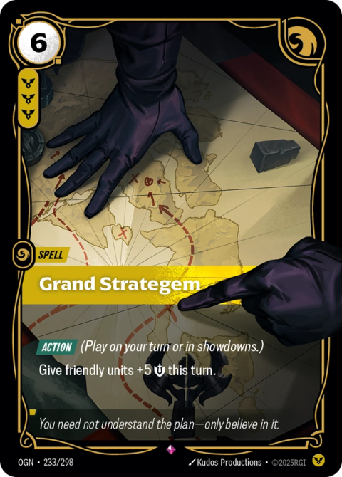 Grand Strategem — Origins #233, art by Kudos Productions