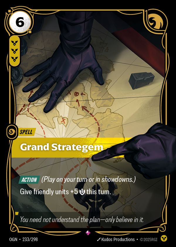 Grand Strategem — Riftbound card