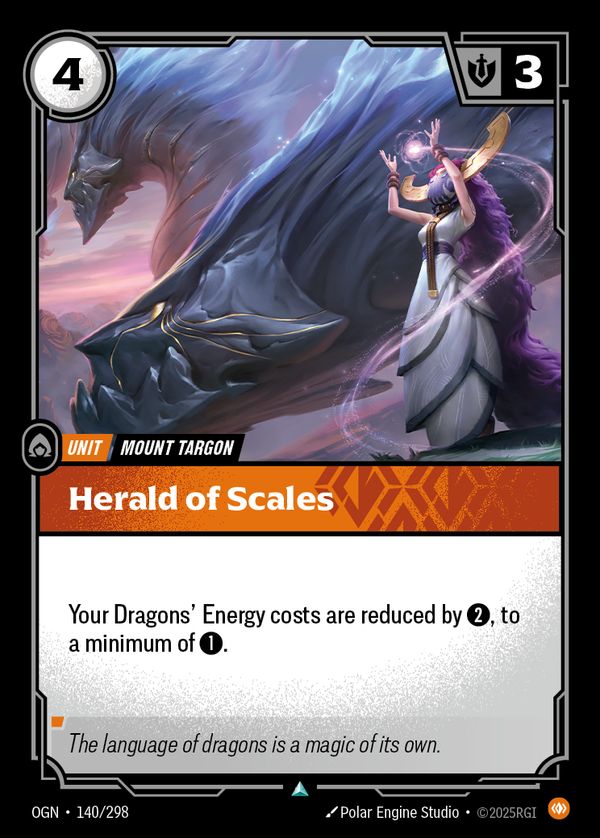 Herald of Scales — Riftbound card