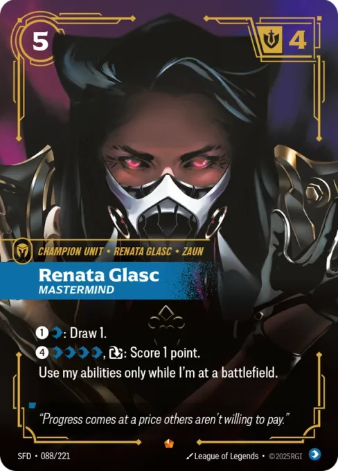Renata Glasc, Mastermind, SFD-088/221