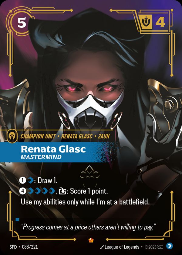 Renata Glasc, Mastermind — Riftbound card