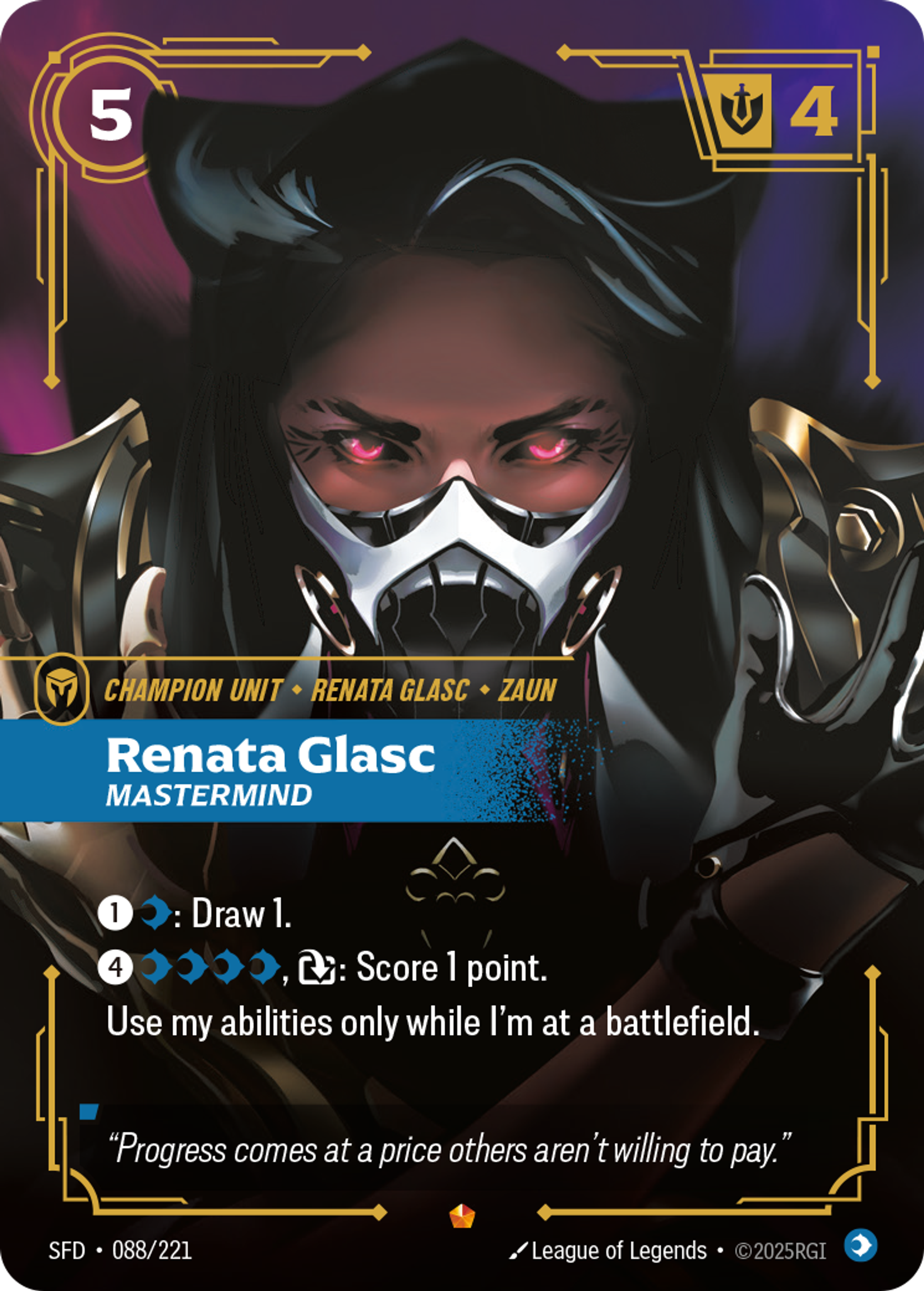 Renata Glasc, Mastermind