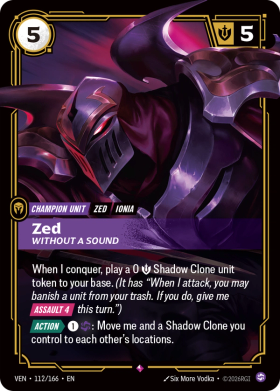 Zed, Without a Sound