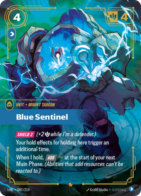 Blue Sentinel — Unleashed #087, art by Grafit Studio