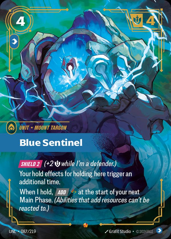 Blue Sentinel — Riftbound card