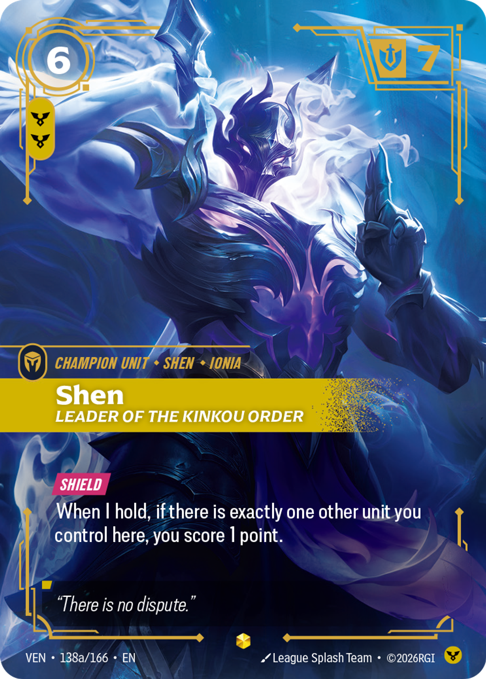 Shen, Leader of the Kinkou Order (Alternate Art)